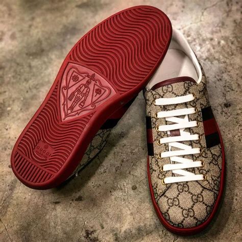 gucci red bottom mens|gucci red bottom sneakers.